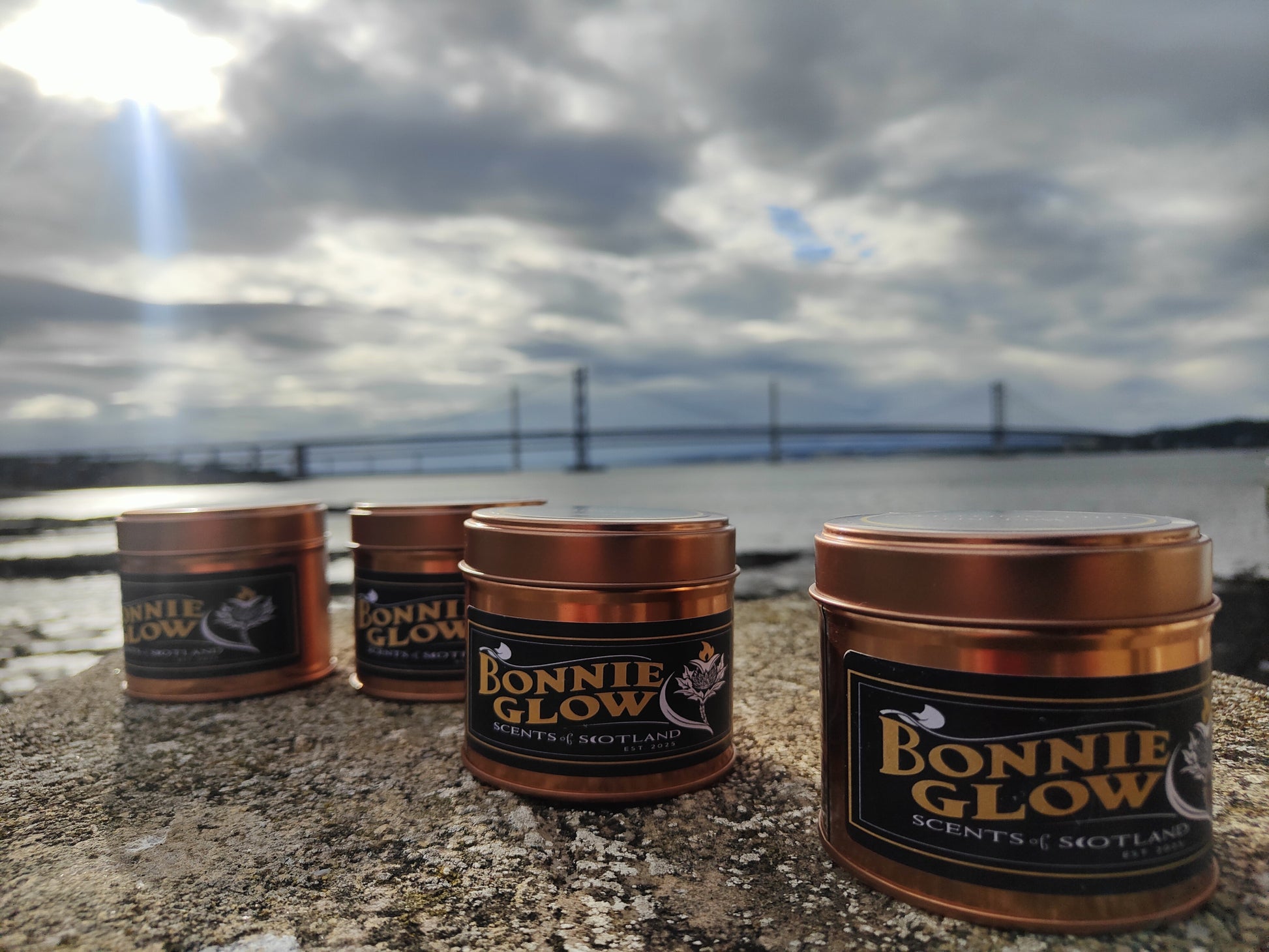 Bonnie Glow signature candle collection bundle by Forth Bridge